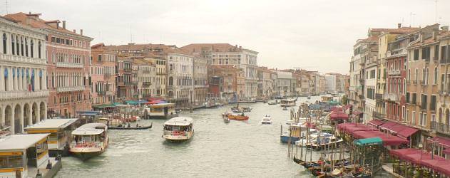 Venice - Venezia - Bentky - Canal Grande - view from Ponte di Rialto