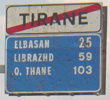 za Tiranou v Albnii