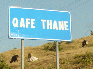 Qafe Thane v Albánii