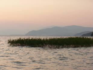 Ochridské jezero v Makedonii