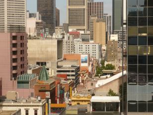 Melbourne - pohled z okna hotelu
