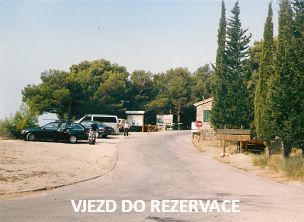 Vjezd do rezervace Biokovo